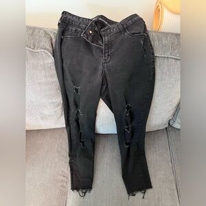 Old navy rockstar black Jean leggings.